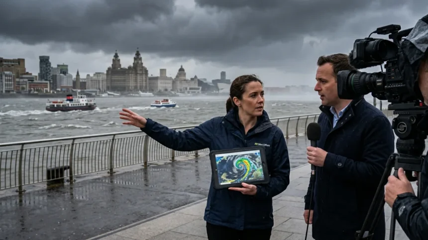 Met Office Forecast Tracks Changing Maritime Storm Patterns in Liverpool
