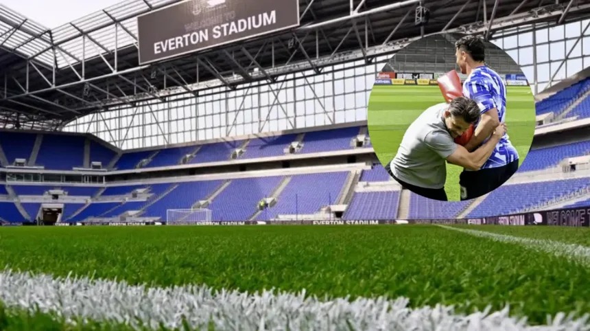 Everton Star Stops by Saints as Excitement Builds for Magic Game