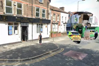 Road Closed After Partial Collapse in Anfield