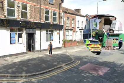 Road Closed After Partial Collapse in Anfield