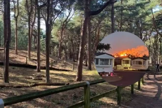 Firefighters Battle Huge Blaze at Formby Dunes