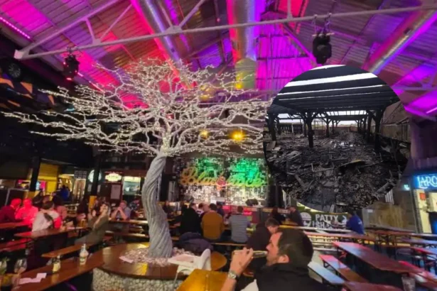 Hot Water Comedy Club rooftop destroyed in fire