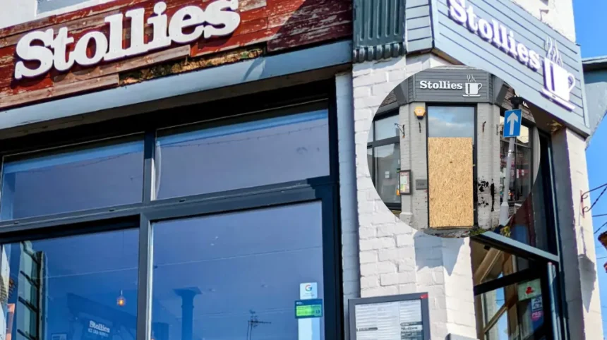 Woman Arrested After Car Hits Stollies Café