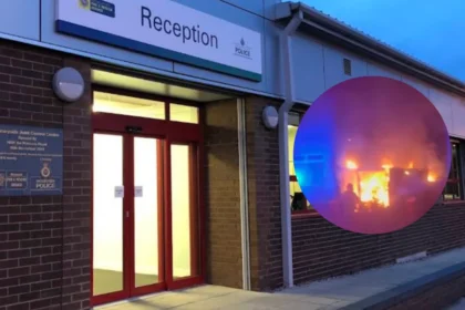 Bootle mum shares footage of stranger setting fire to garage