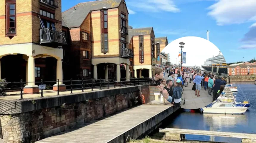 Disney Dream Liverpool Pier Head sail‑away and road closures