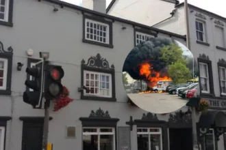 Old Swan Substation Explosion Triggers Fire and Road Closure