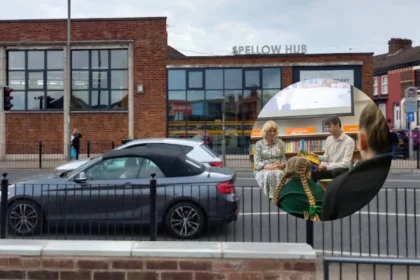 Queen visits Spellow Community Hub and Library in Walton