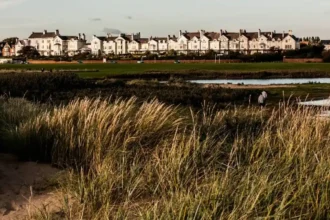 What is the distance between Formby Beach and Crosby Beach