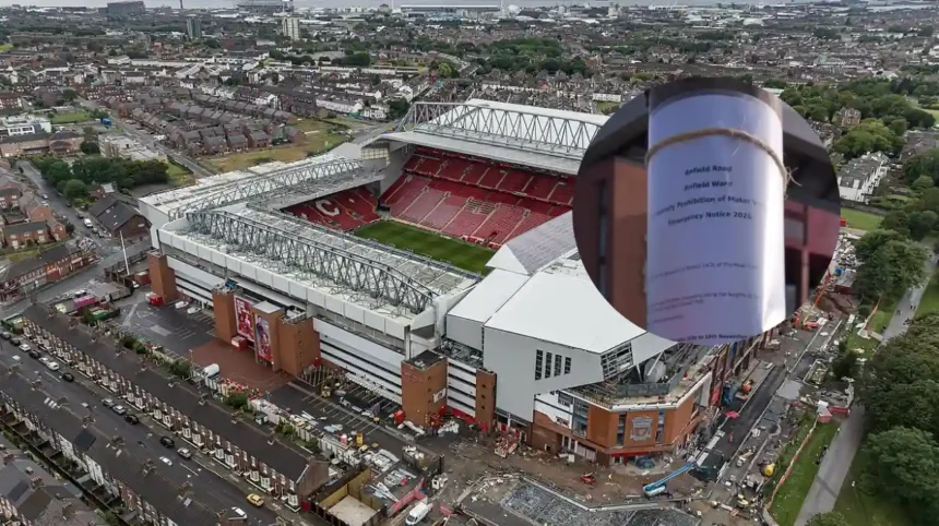 Anfield Road closure Liverpool FC position explained