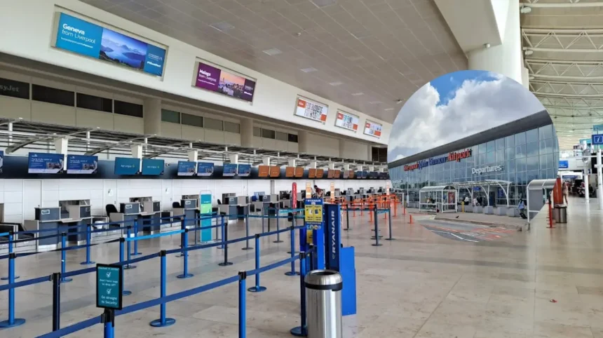 Liverpool John Lennon Airport travel disruption Sunday flights affected 2026